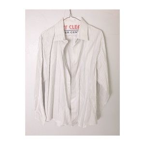 APT.9 Men’s long sleeve striped button up Size M